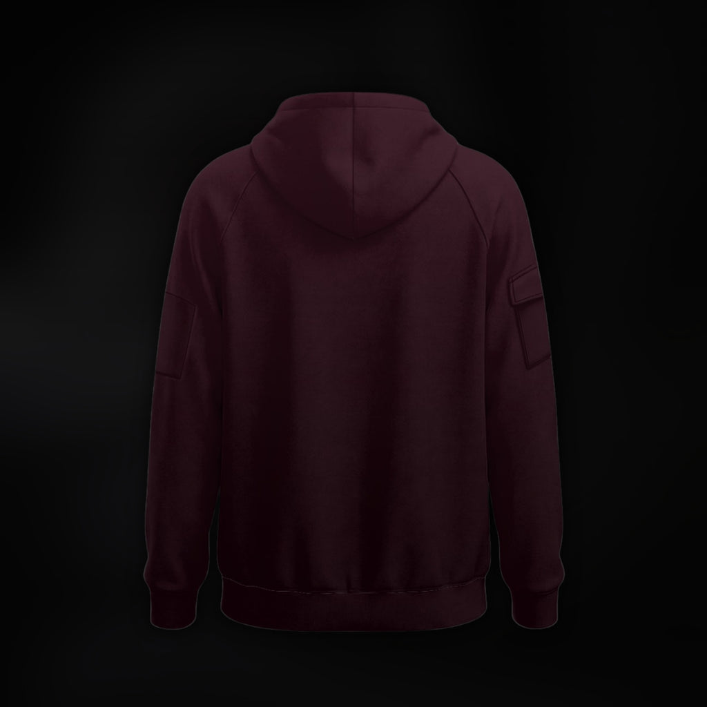 Crimson Dusk Half-Zip