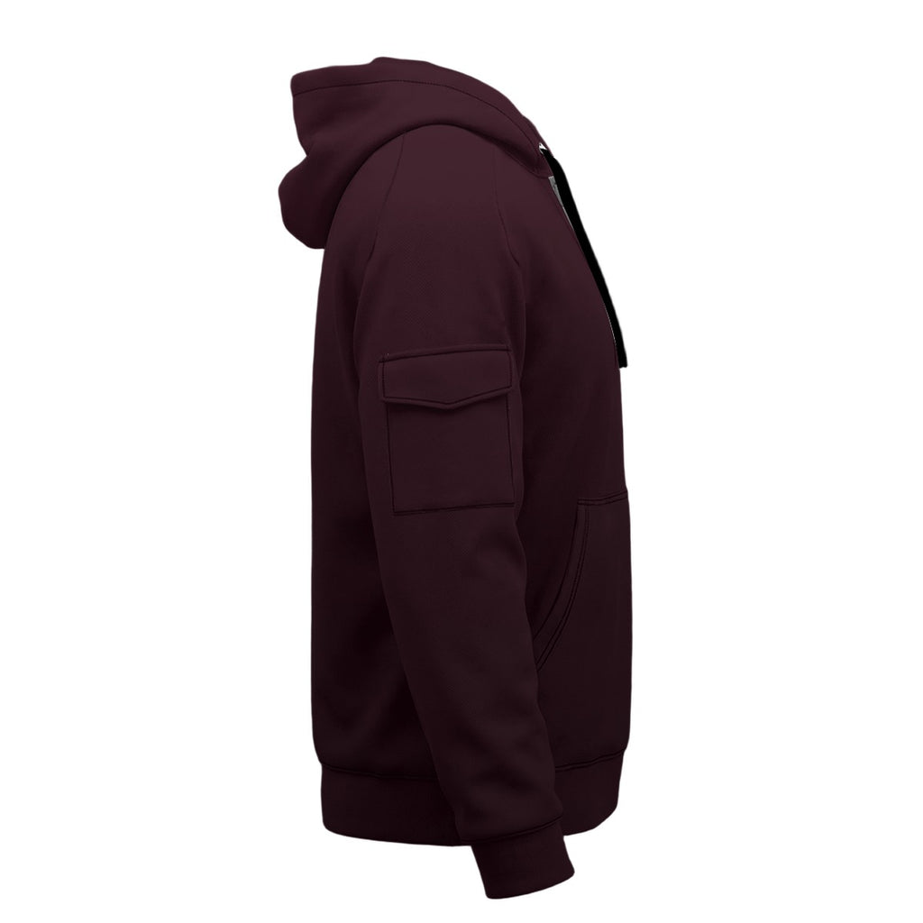 Crimson Dusk Half-Zip