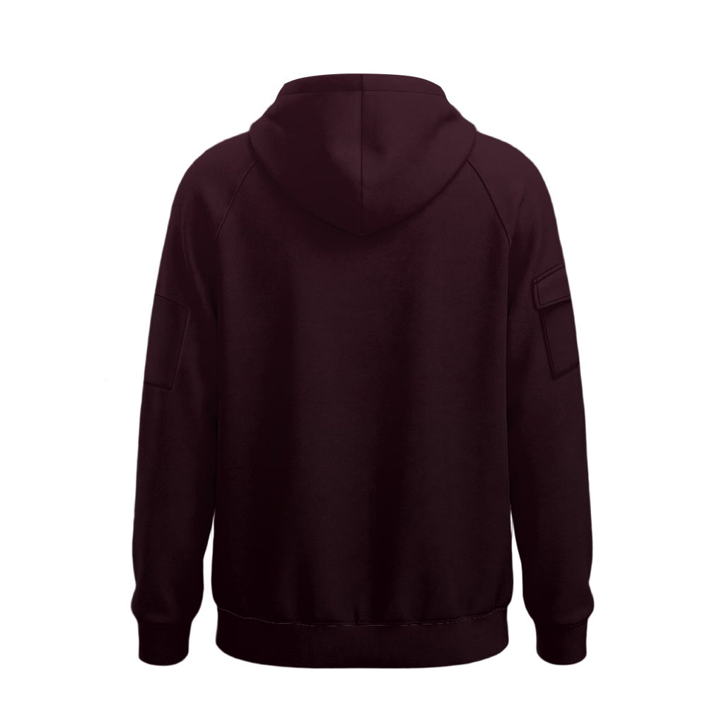 Crimson Dusk Half-Zip