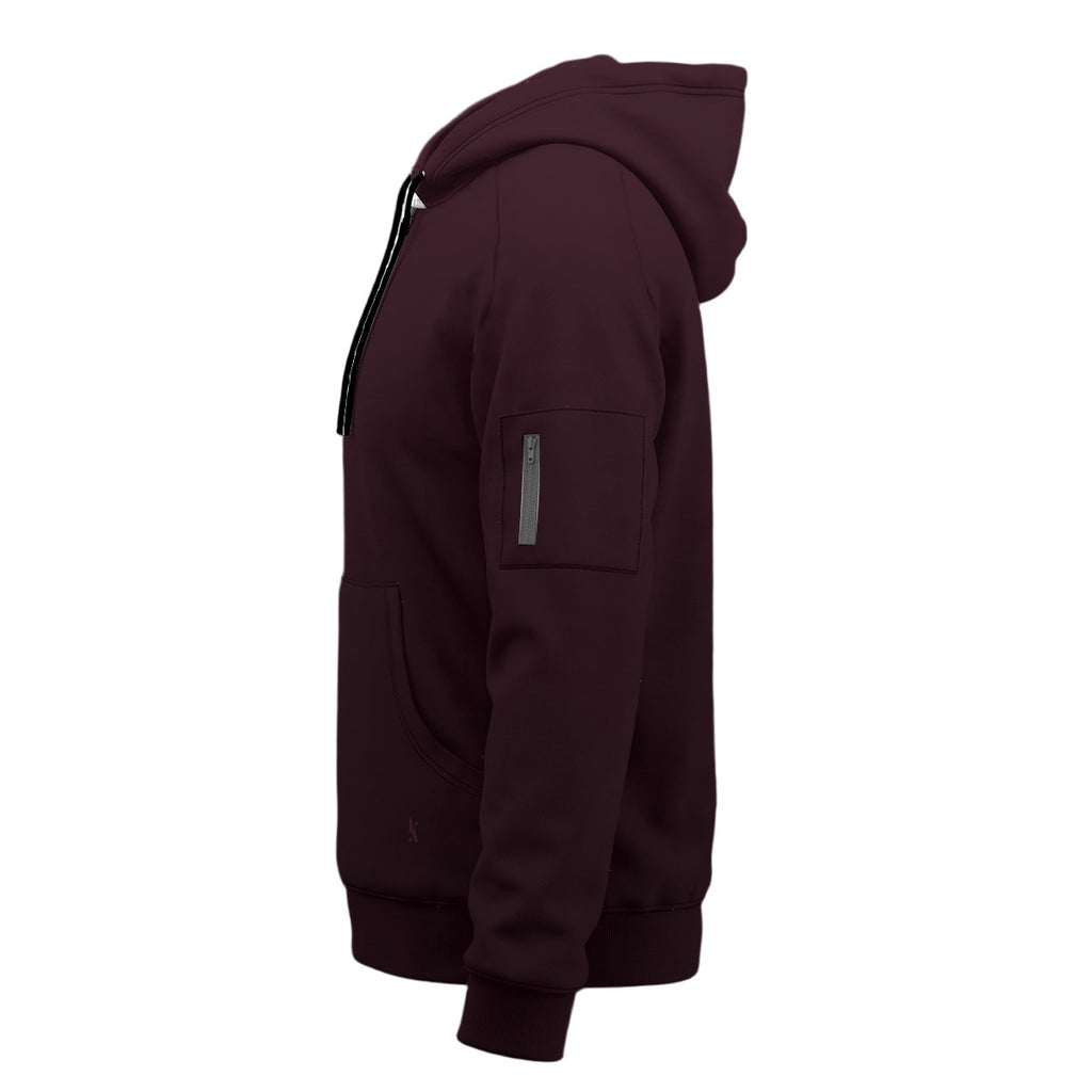 Crimson Dusk Half-Zip