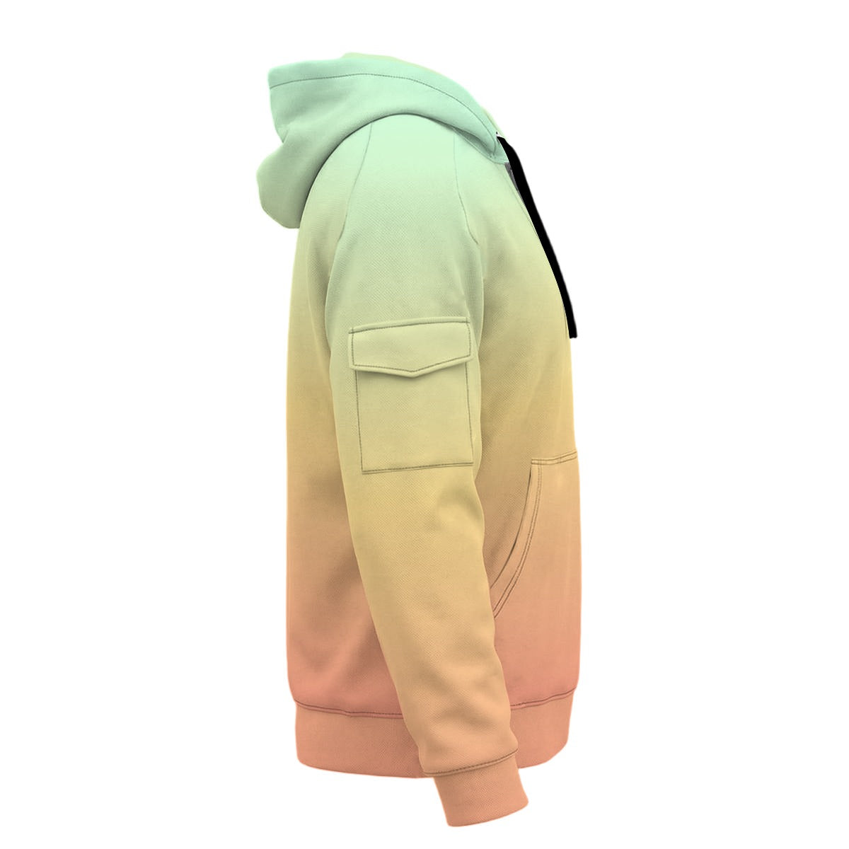 Popsicle Fade Half-Zip Hoodie