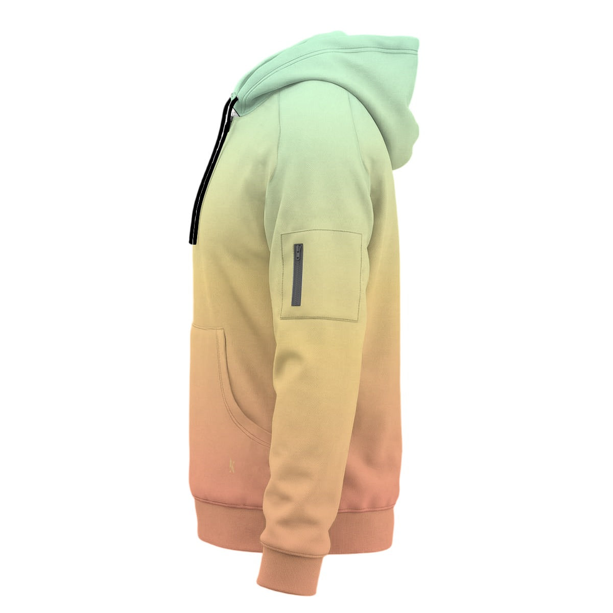Popsicle Fade Half-Zip Hoodie